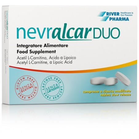 Nevralcar Duo integratore acetil-L-carnitina 60 Compresse