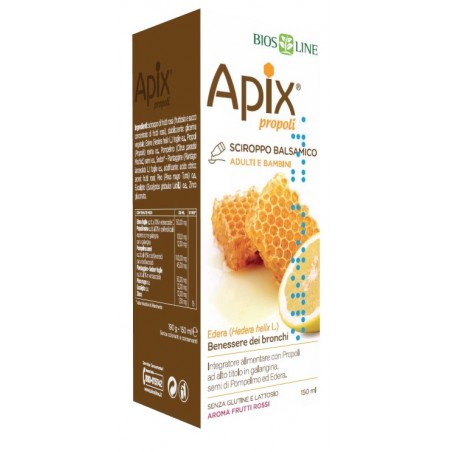 Bios Line Apix Propoli Sciroppo Balsamico Senza Conservanti 150 Ml Biosline