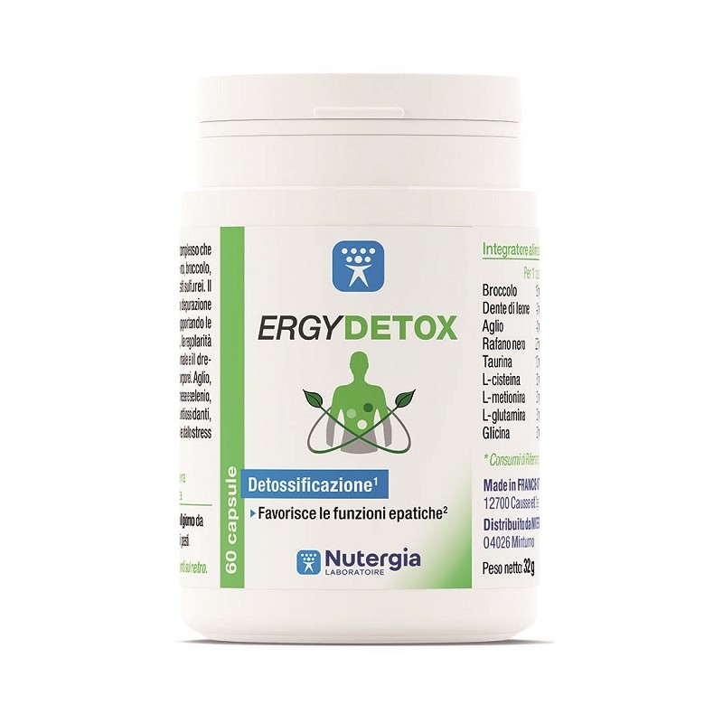 Laboratoire Nutergia Ergydetox 60 Capsule