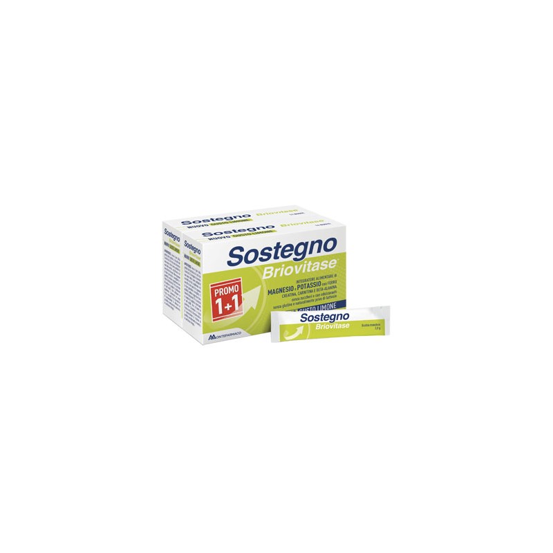 confezione bipack 10 bustine briovitase sostegno