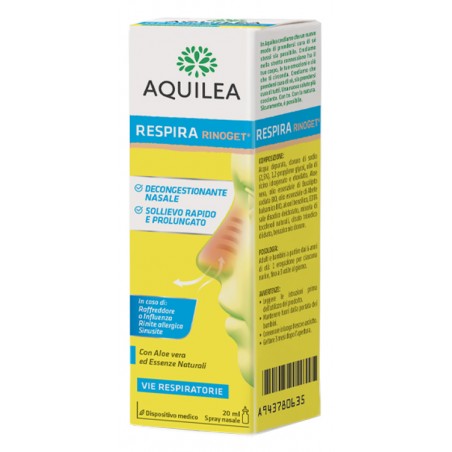 Uriach Italy Aquilea Respira Rinoget 20 Ml