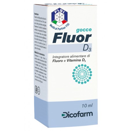 flacone 10 ml Fluor D3 integratore in gocce