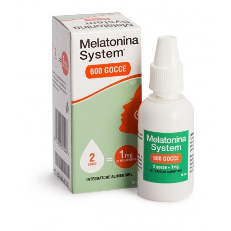 Sanifarma Melatonina System 600 Gocce 18 Ml