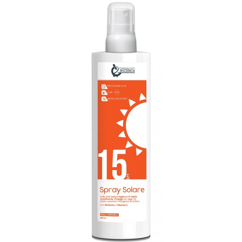 flacone spray  200ml solare FPR spf 15