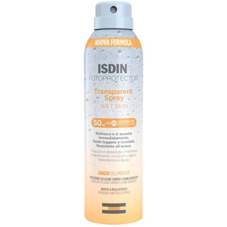 Isdin Fotoprotector Transparent Wet Skin Spray 50+ 250 Ml