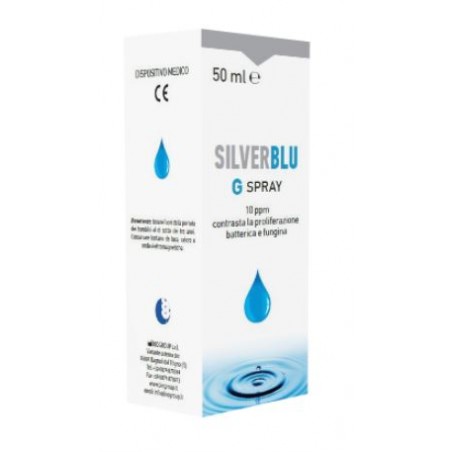 Biogroup Societa' Benefit Silver Blu G Spray Via Orale Contrasta La Proliferazione Batterica E Fungina 50 Ml