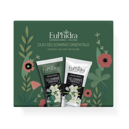 Zeta Farmaceutici Euphidra Duo Gelsomino Orientale 1 Crema Corpo Gelsomino + 1 Crema Gelsomino