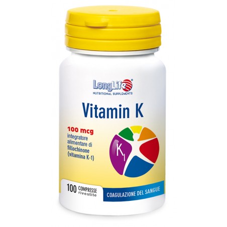 Longlife Vitamin K 100mcg 100 Compresse