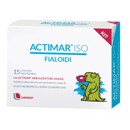 Uriach Italy Actimar Iso Fialoidi Kit 15 Fialoidi Da 5ml Con Nebulizzatore Nasale