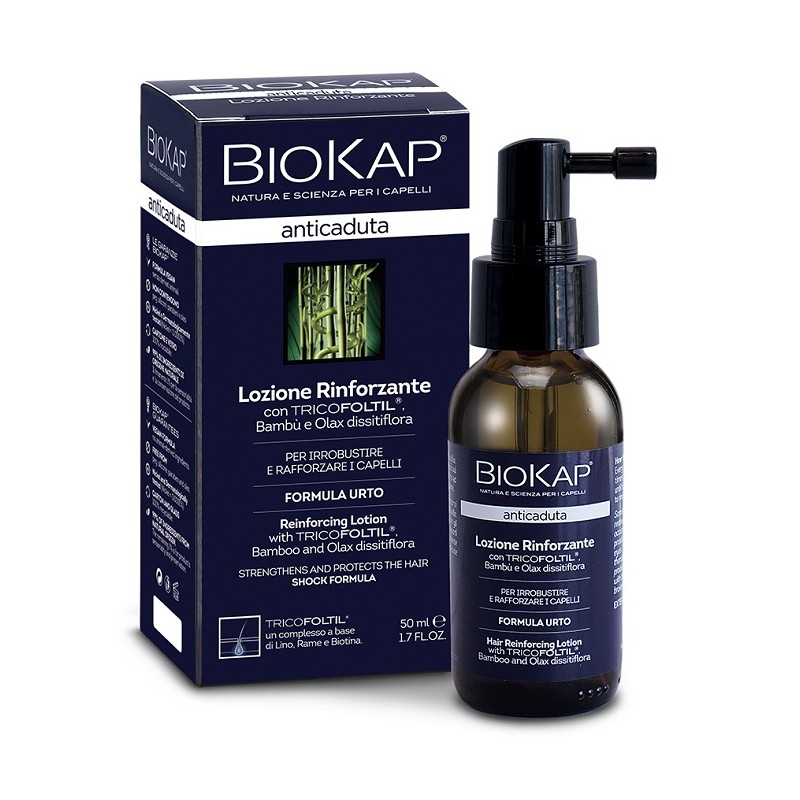 Bios Line Biokap Lozione Rinforzante Anticaduta Con Tricofoltil Nuova Formula 50 Ml