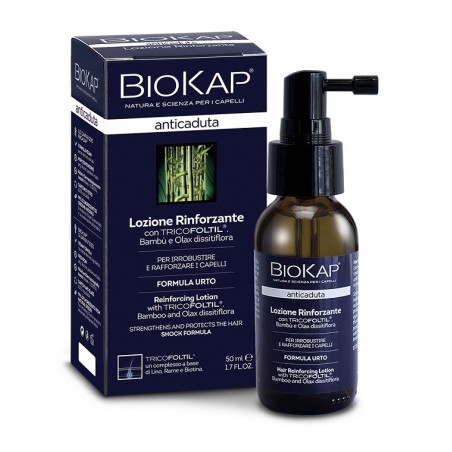 Bios Line Biokap Lozione Rinforzante Anticaduta Con Tricofoltil Nuova Formula 50 Ml