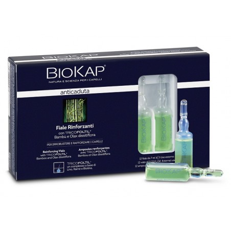 Bios Line Biokap Fiale Rinforzanti Anticaduta Con Tricoltil 12 Pezzi Da 7 Ml New