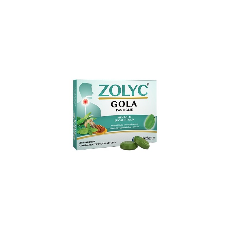 Zolyc Gola Mentolo/Eucaliptolo per il benessere respiratorio 36 pastiglie