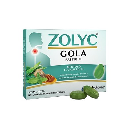 Zolyc Gola Mentolo/Eucaliptolo per il benessere respiratorio 36 pastiglie