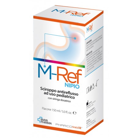 Maya Pharma M-ref Nipio Sciroppo Antireflusso Ad Uso Pediatrico 150 Ml Con Siringa Dosatrice