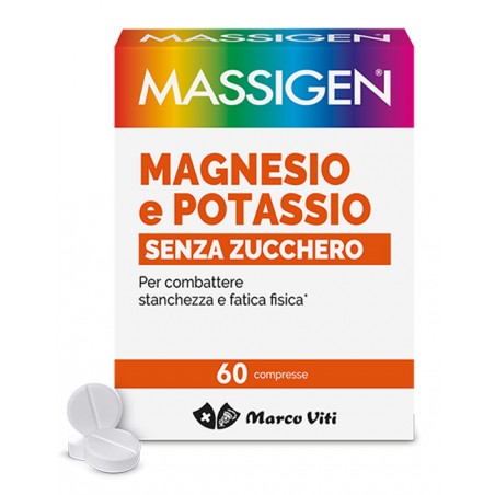 Marco Viti Farmaceutici Massigen Magnesio Potassio Senza Zuccheri 60 Compresse