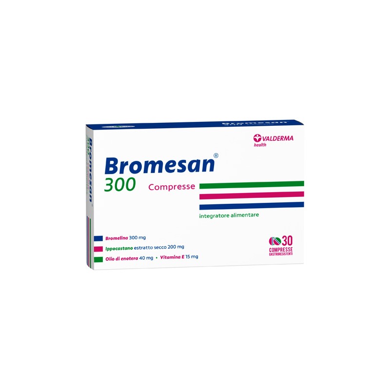 Valderma Bromesan 300 30 Compresse Gastroresistenti