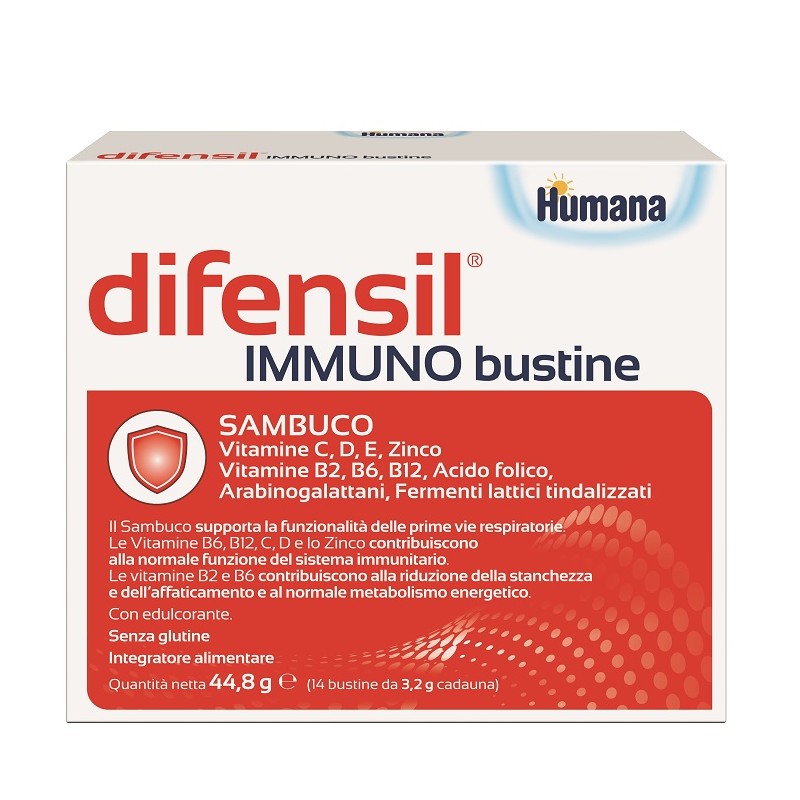 Humana Italia Difensil Immuno Bustine 14 Bustine