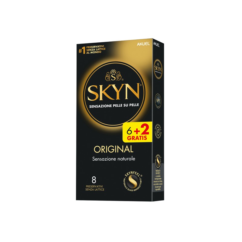 Nova Argentia Ind. Farm Akuel Skyn Original Sensazione Naturale 6 Pezzi + 2 Omaggio