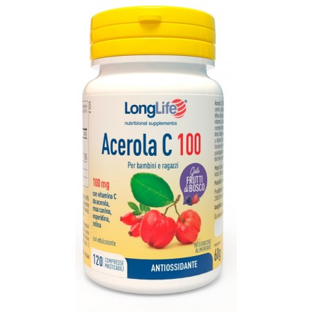 Longlife Acerola C100 Frutti Di Bosco 120 Compresse