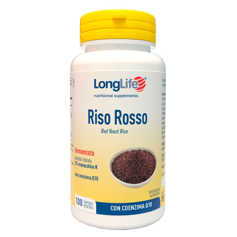 Longlife Riso Rosso 100 Capsule Vegetali