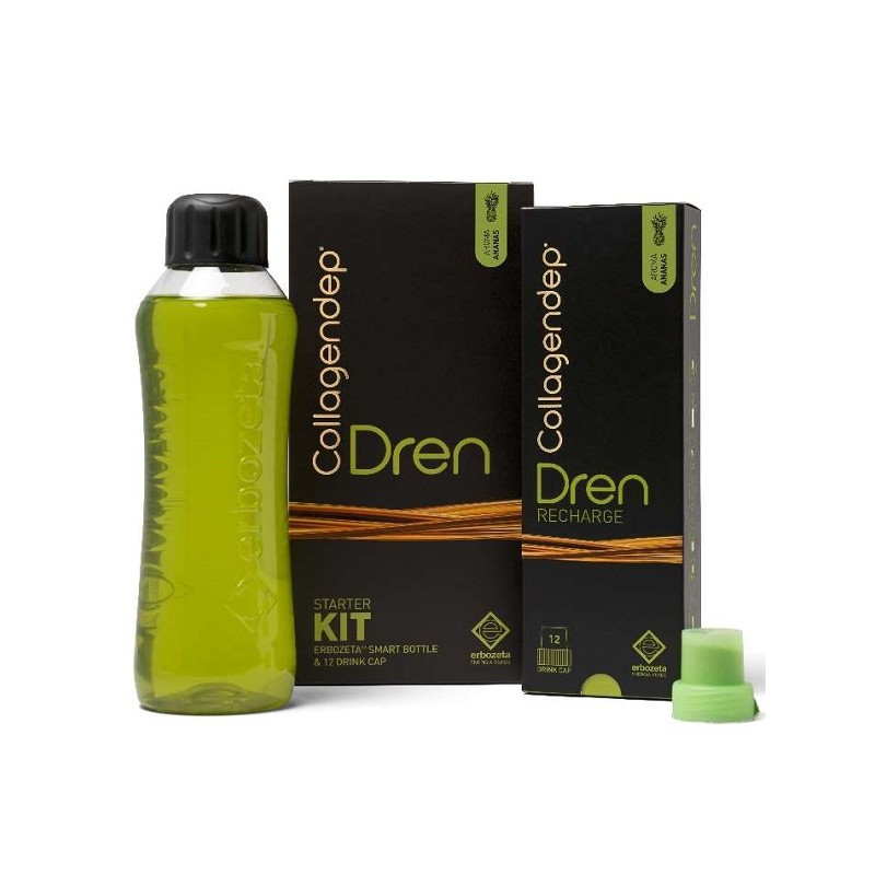 Erbozeta Collagendep Dren Starter Kit 12 Drink Cap + Smart Bottle