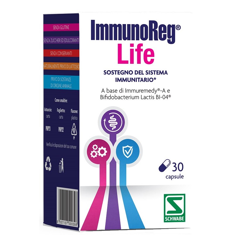 Schwabe Pharma Italia Immunoreg Life 30 Capsule