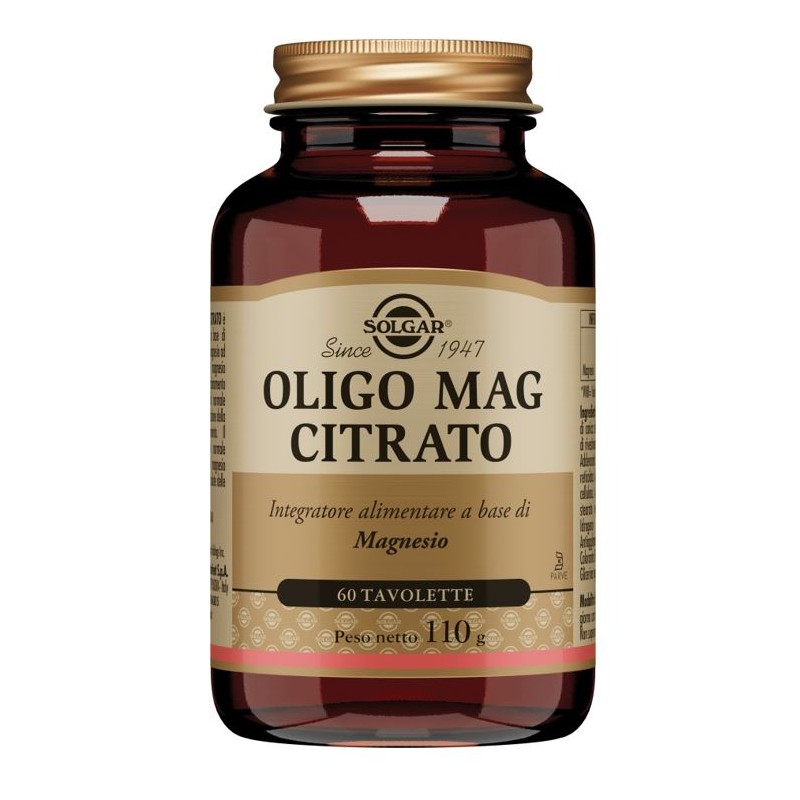 Solgar It. Multinutrient Oligo Mag Citrato 60 Tavolette