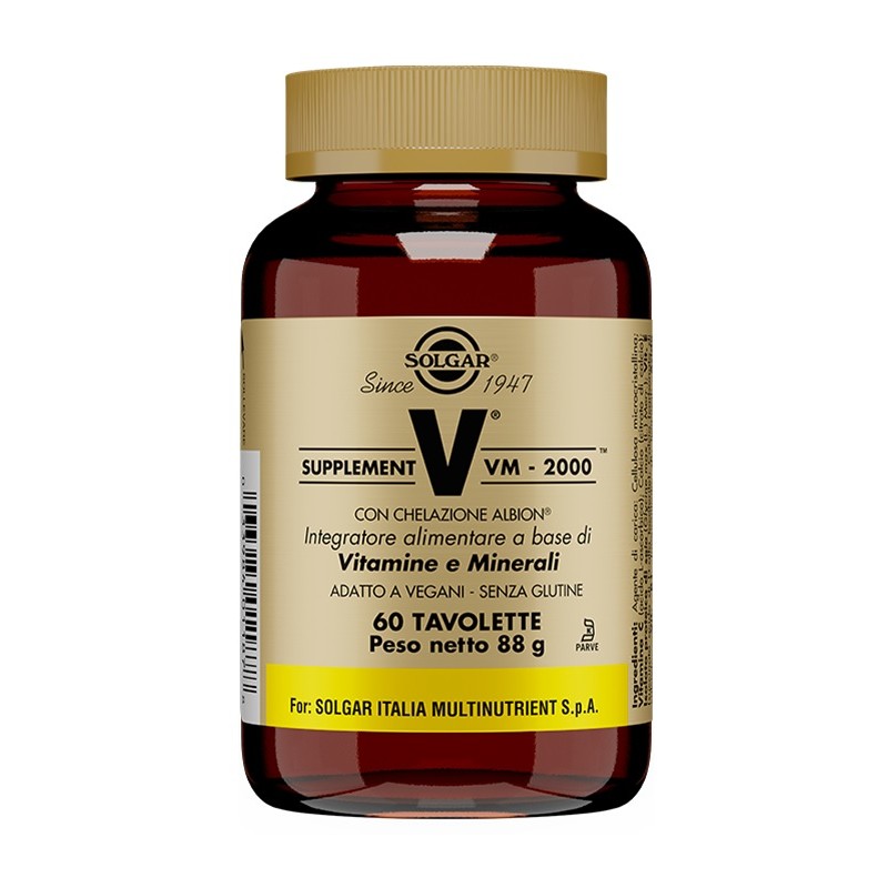 Solgar It. Multinutrient Supplement Vm 2000 60 Tavolette