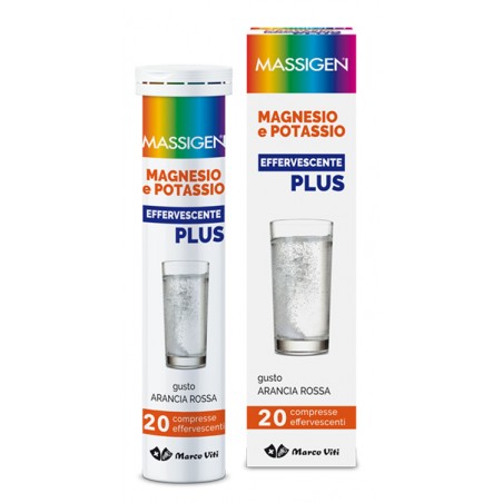 Marco Viti Farmaceutici Massigen Magnesio Potassio Plus 20 Compresse Effervescenti