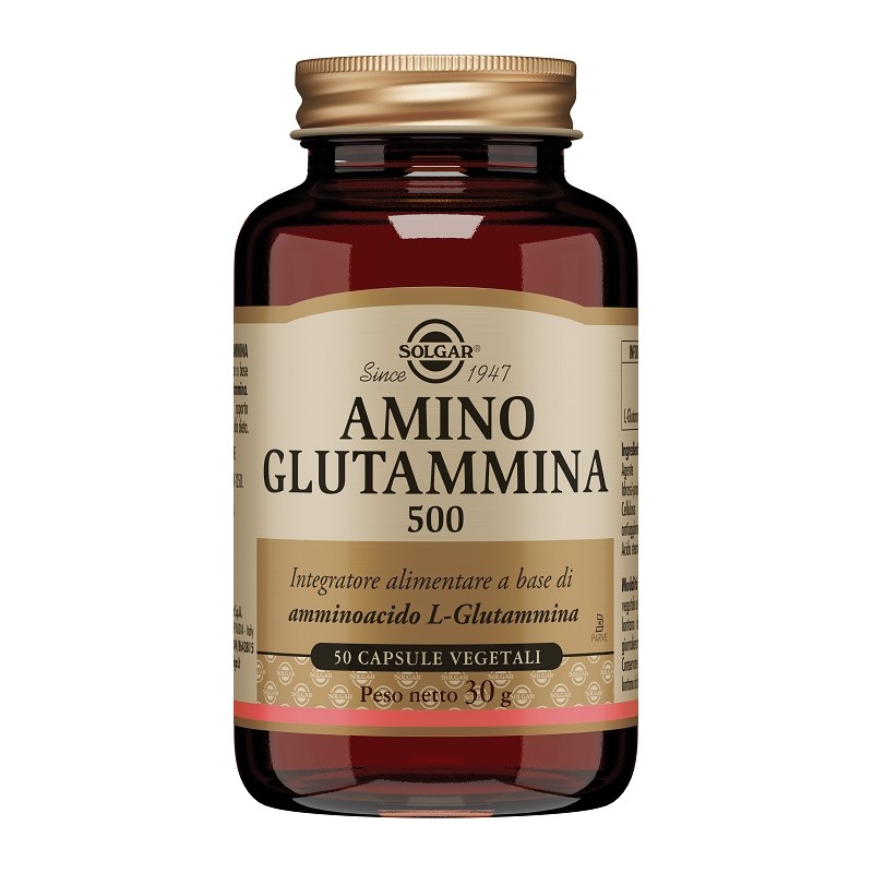 Solgar It. Multinutrient Amino Glutammina 500 50 Capsule Vegetali