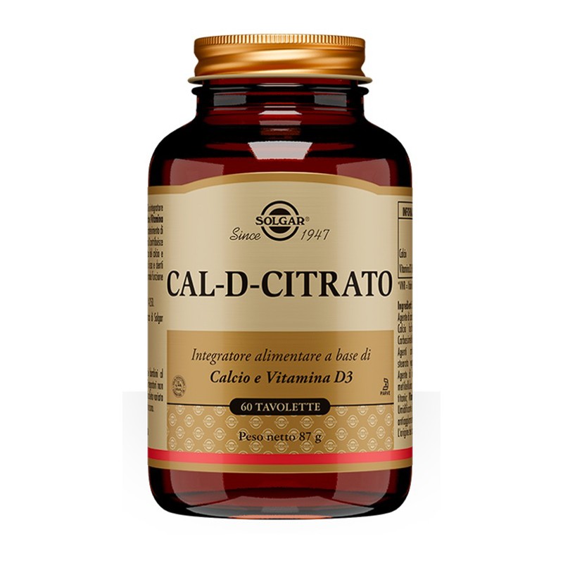 Solgar It. Multinutrient Cal D Citrato 60 Tavolette