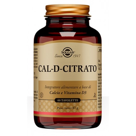 Solgar It. Multinutrient Cal D Citrato 60 Tavolette