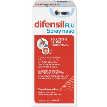 Humana Italia Difensil Flu Spray Naso 30 Ml