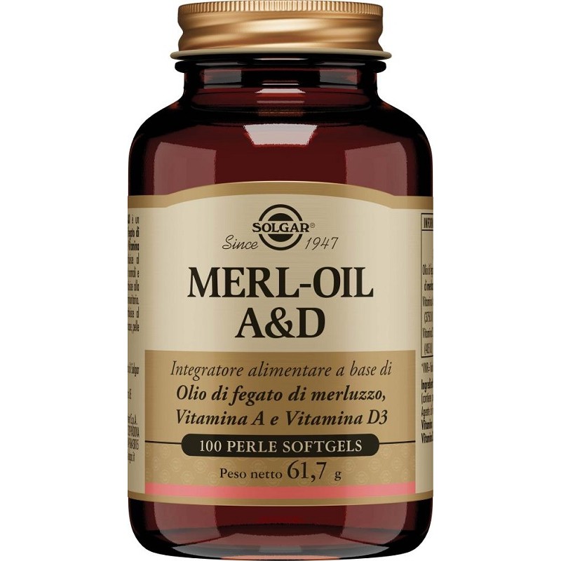 Solgar It. Multinutrient Merl Oil A&d 100 Perle Softgel