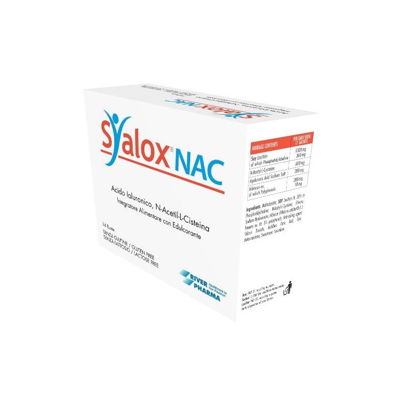 River Pharma Syalox Nac 14 Bustine Da 4 G