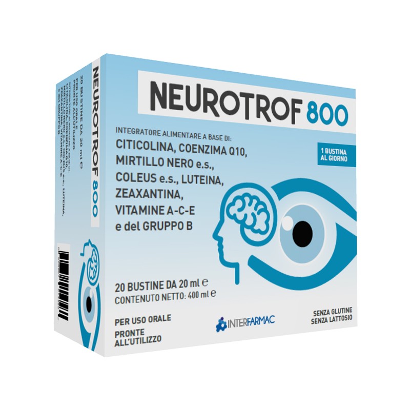 Interfarmac Neurotrof 800 20 Bustine 20 Ml