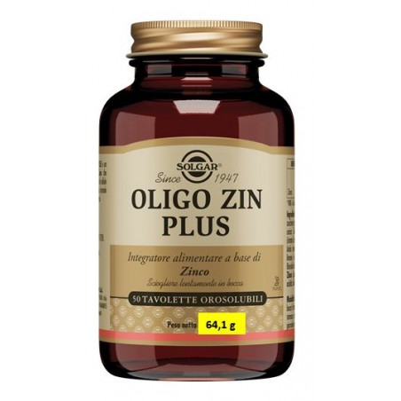 Solgar It. Multinutrient Oligo Zin Plus 50 Tavolette