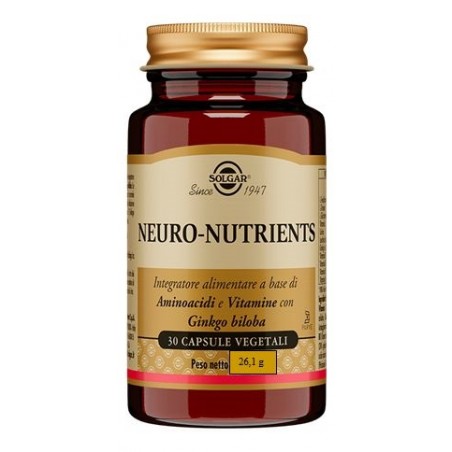 Solgar It. Multinutrient Neuro-nutrients 30 Capsule Vegetali