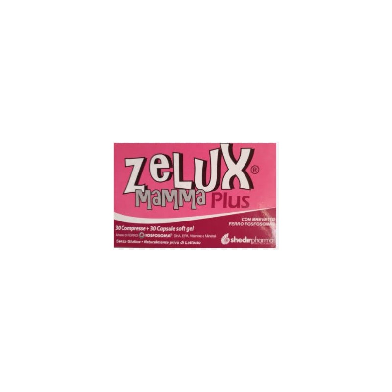 Zelux Mamma Plus Integratore per la gravidanza 30 compresse + 30 capsule soft gel