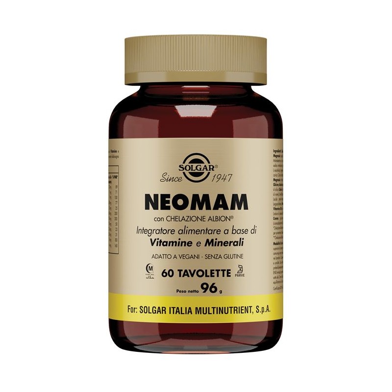 Solgar It. Multinutrient Neomam 60 Tavolette