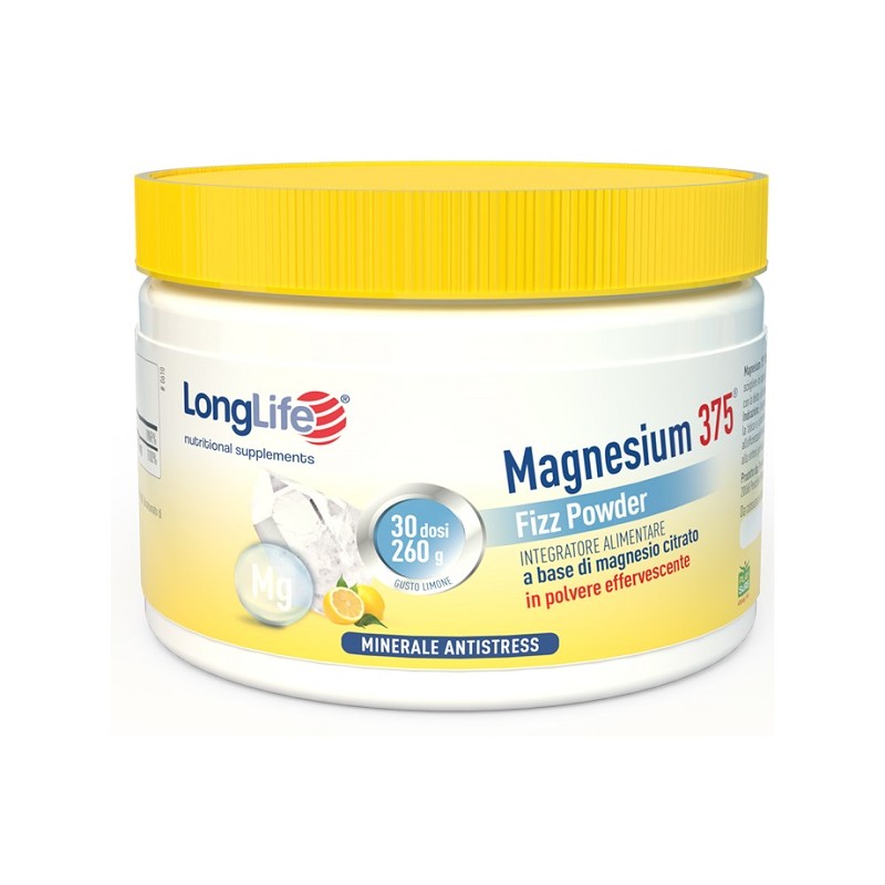 Longlife Magnesium 375 Fizz Powder 260 G