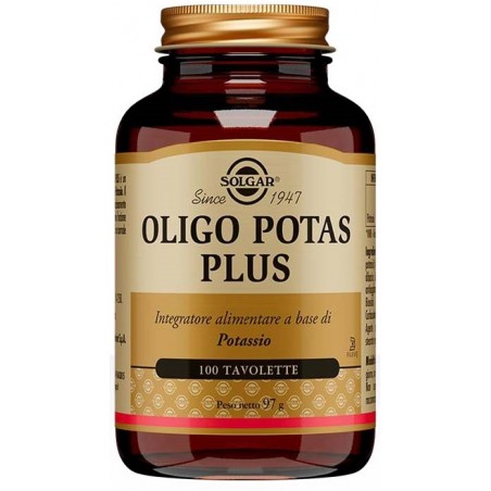 Solgar It. Multinutrient Oligo Potas Plus 100 Tavolette