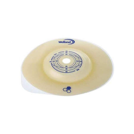 Teleflex Medical Placca Per Colostomia Convessa Ritagliabile Aurum2 Diametro 13-35 Mm Flangia 55 Mm 5 Pezzi