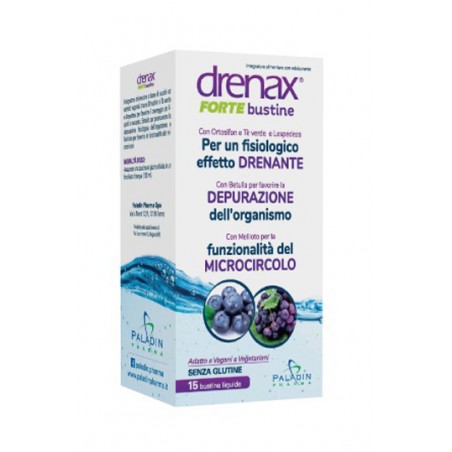 Paladin Pharma Drenax Forte Mirtillo E Uva 15 Bustine