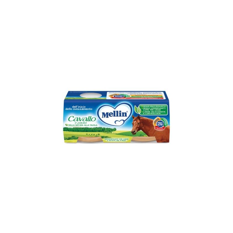 Danone Nutricia Soc. Ben. Mellin Omogeneizzato Cavallo E Patate 2 X 80 G