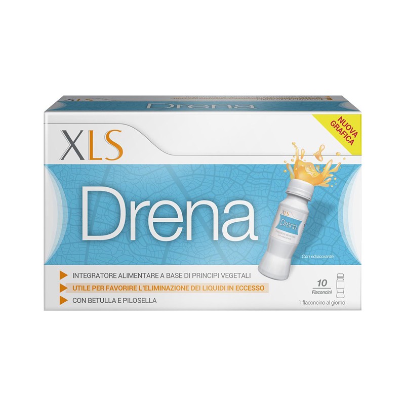 Perrigo Italia Xls Drena 10 Flaconcini X 10 Ml