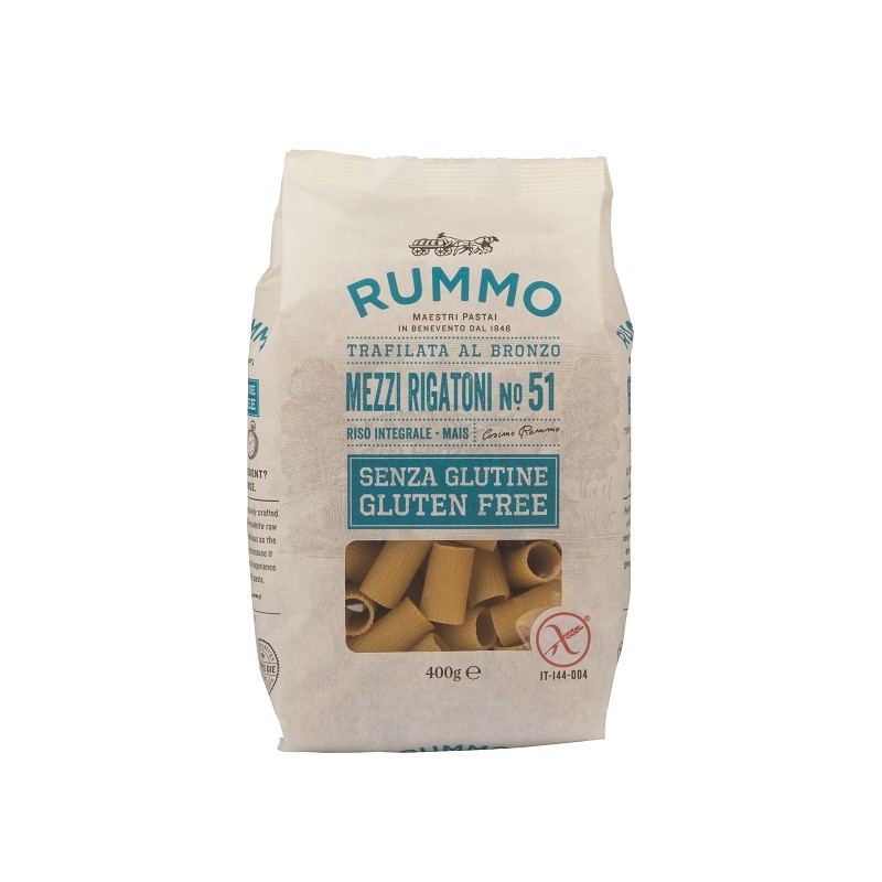 Rummo Mezzi Rigatoni N51 Di Riso Integrale E Mais 400 G