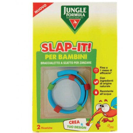 Perrigo Italia Jungle Formula Slap-it Braccialetto Anti-zanzare Per Bambini+ 2 Ricariche