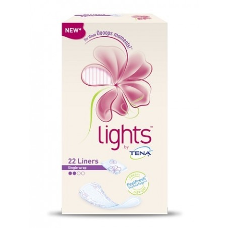 Essity Italy Proteggi Slip Per Icontinenza Piccole Perdite Lights By Tena Normal Ripiegato 22 Pezzi